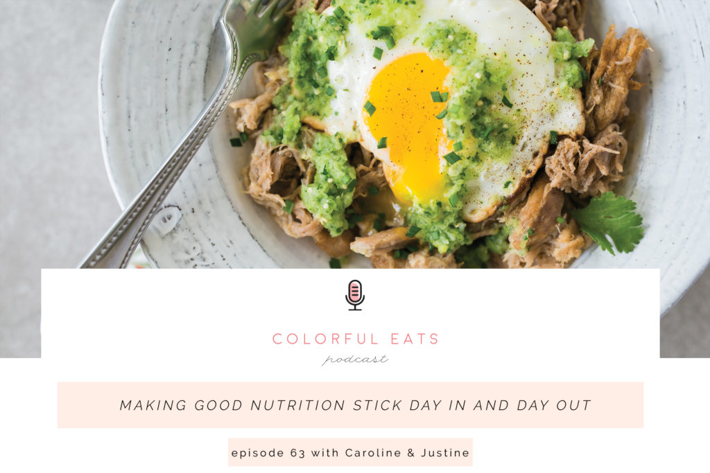 Episode 63: Making Good Nutrition Stick Day in and Day Out