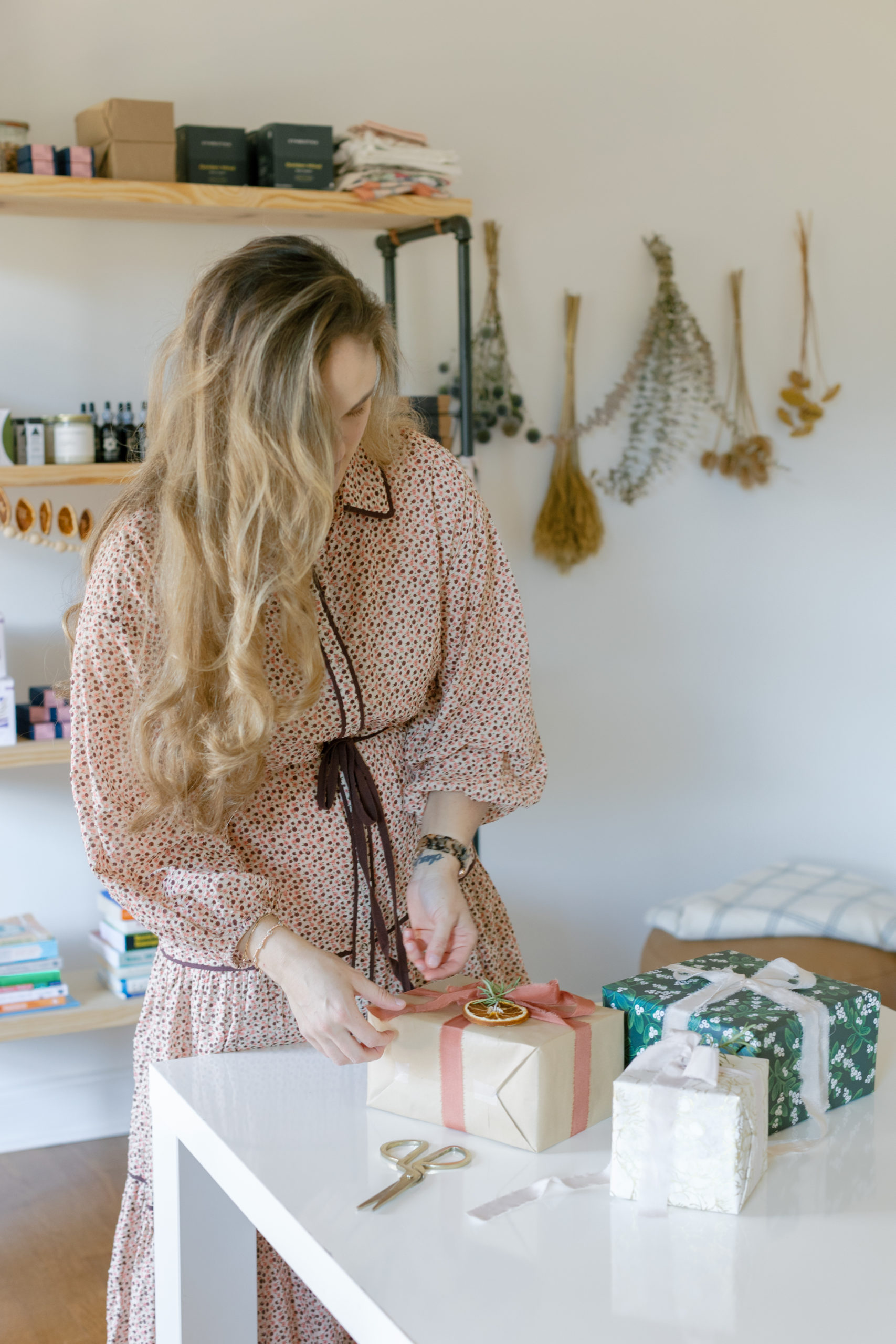 Holistic Wellness Gift Guide wrapping presents